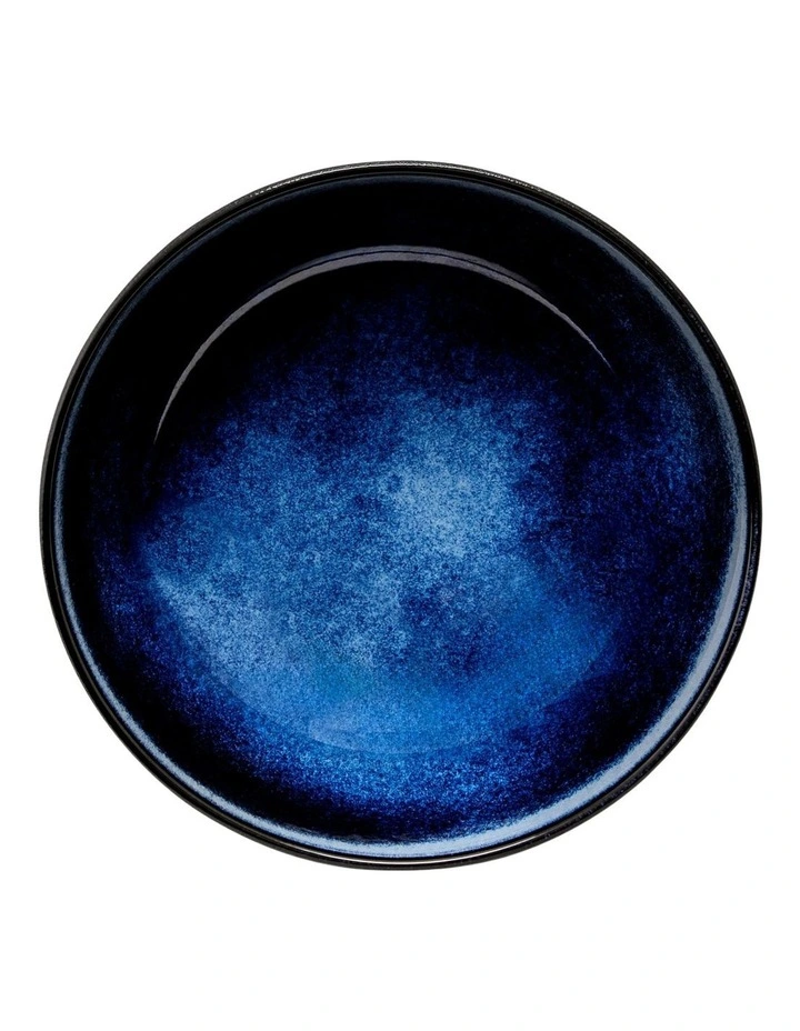 Caviar Midnight Coupe Bowl 15.5x6cm in Black/Blue image 3