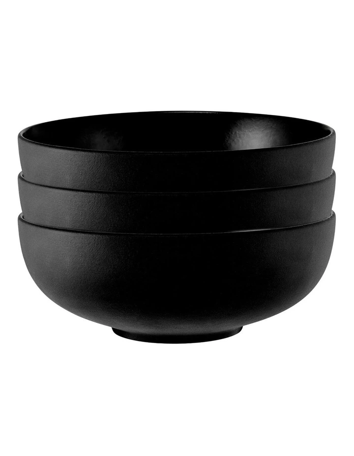 Caviar Midnight Coupe Bowl 19x7cm in Black/Blue image 2