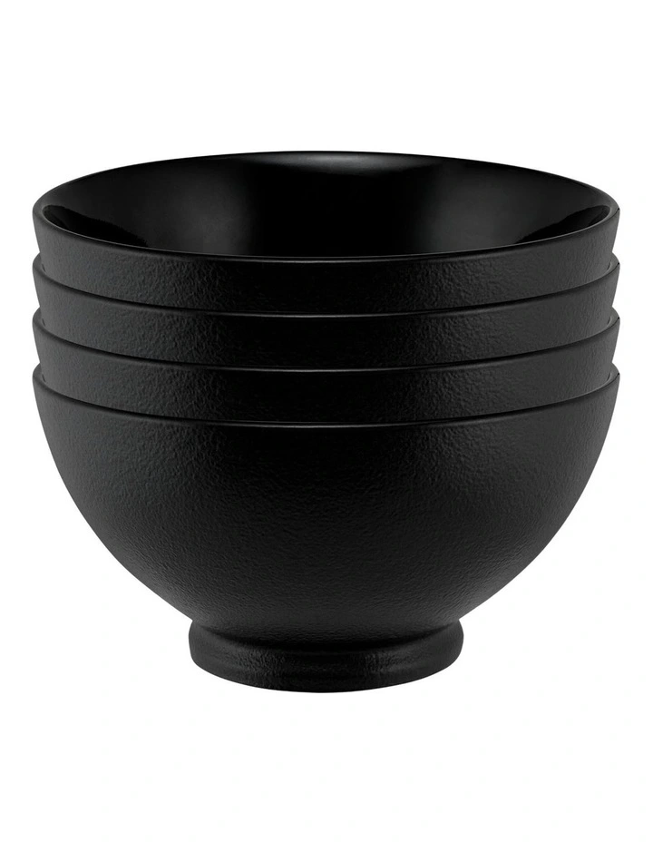 Caviar Midnight Noodle Bowl 17x9cm in Black/Blue image 2