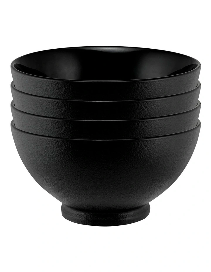 Caviar Midnight Noodle Bowl 20x10cm in Black/Blue image 2