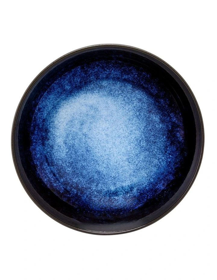 Caviar Midnight Coupe Bowl 22x6cm in Black/Blue image 3