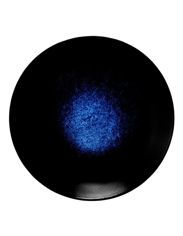 Caviar Midnight Footed Bowl 25x4.5cm in Black/Blue image 3
