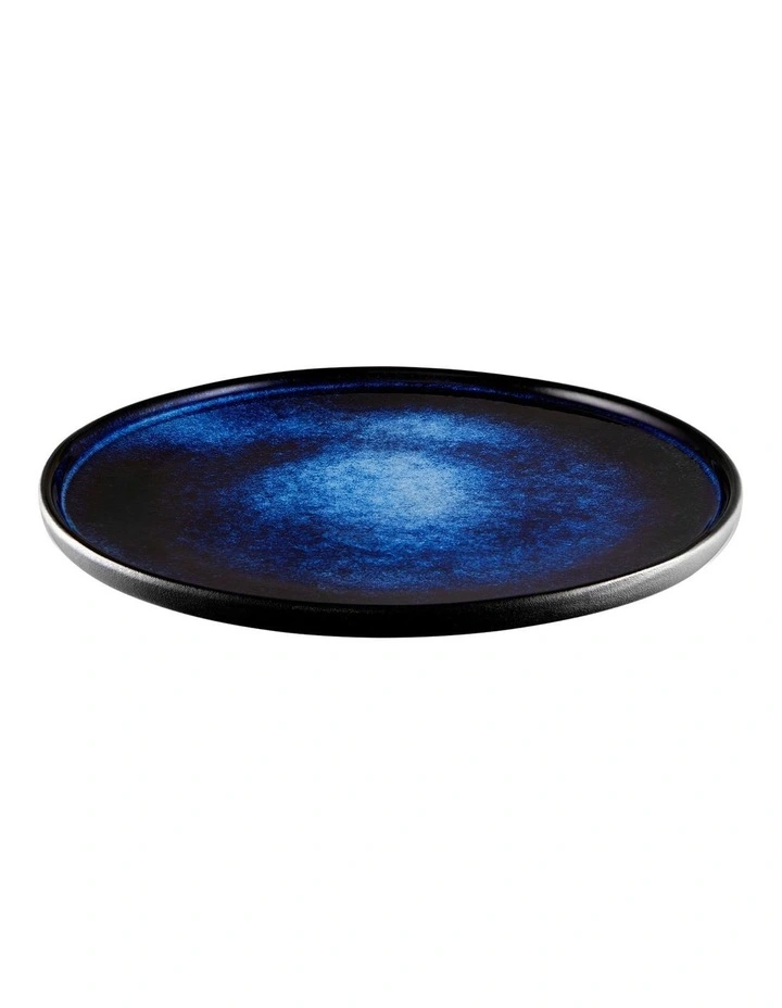 Caviar Midnight High Rim Plate 26.5cm in Black/Blue image 2