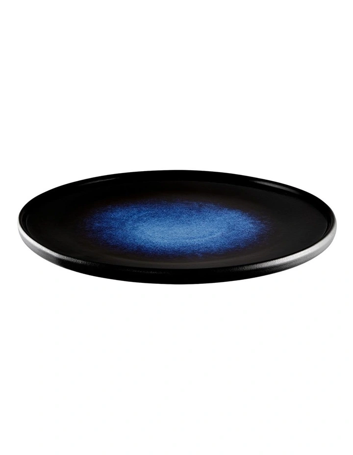 Caviar Midnight High Rim Plate 28cm in Black/Blue image 2