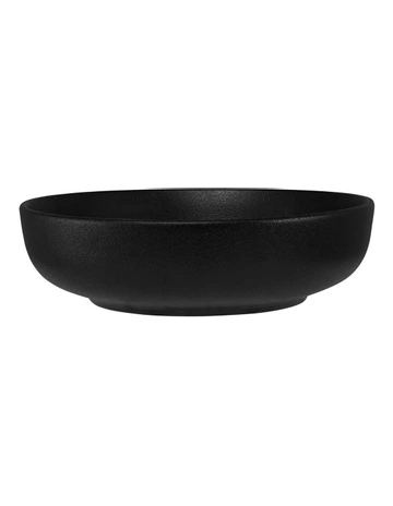Caviar Pasta Bowl 22x6cm in Black