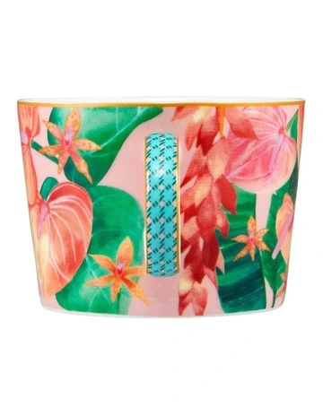 Teas & C's Tropicana Cup & Saucer 250ml Gift Boxed in Pink