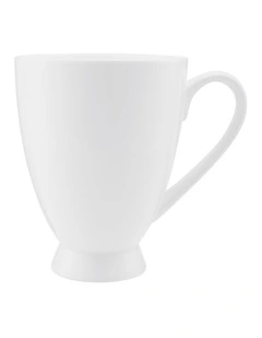 Cashmere Footed Mug 300ml in White