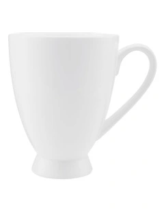 Cashmere Footed Mug 300ml in White
