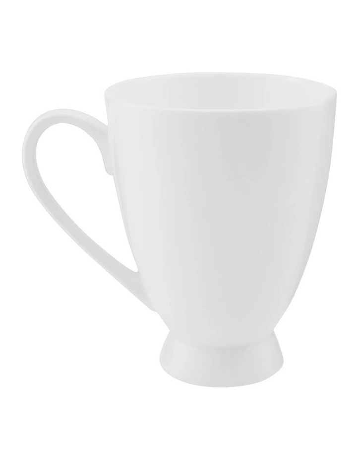 Cashmere Footed Mug 300ml in White image 2