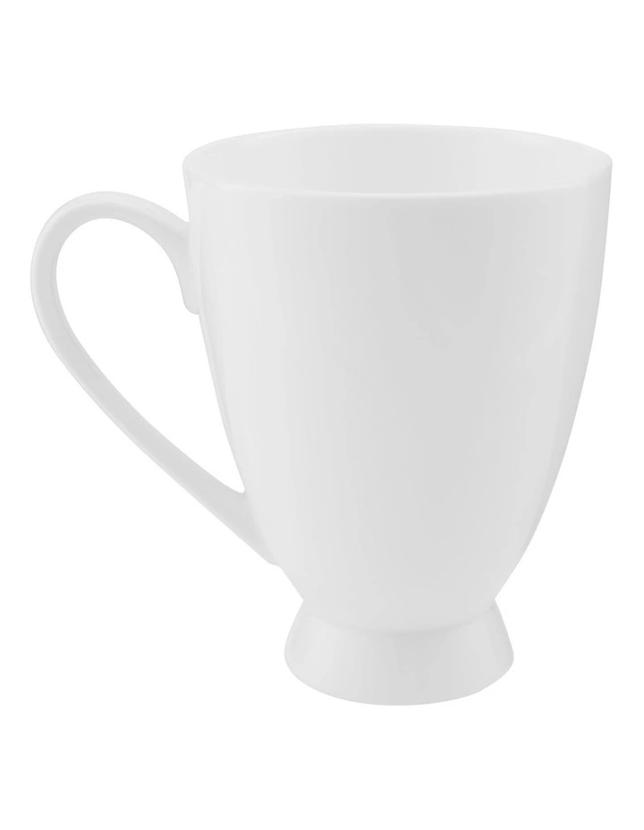 Cashmere Footed Mug 300ml in White image 2