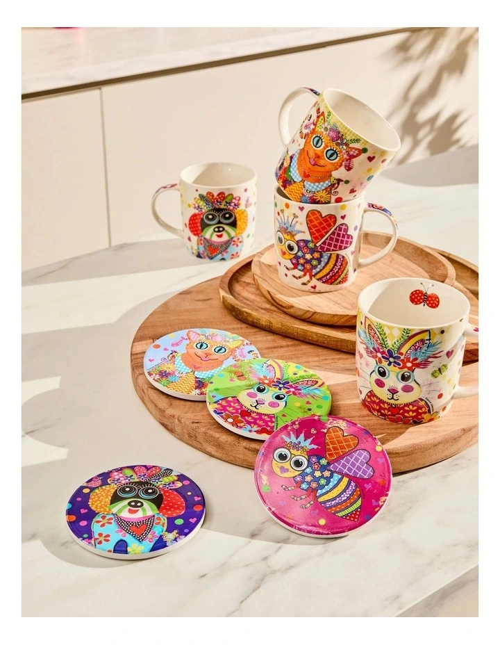 Donna Sharam Kaleidoscope Mug 370ml in Multi image 3