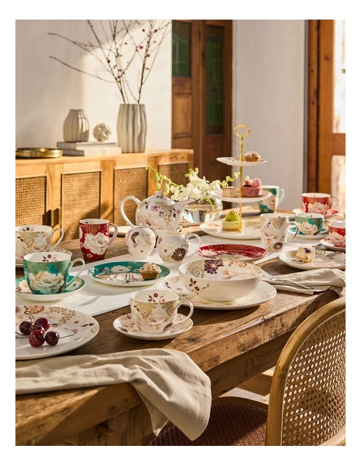 Kimono Sugar & Creamer in White image 3