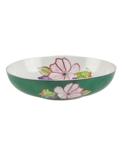 Poppy Love Coupe Bowl 19x5cm in Green