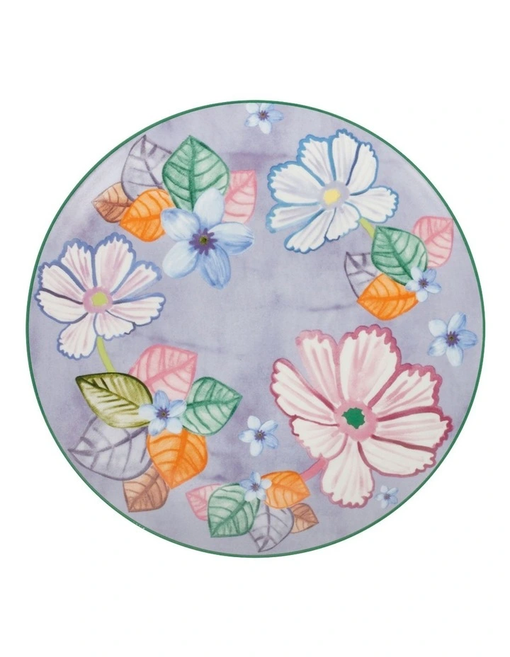 Poppy Love Coupe Side Plate 19cm in Purple image 1