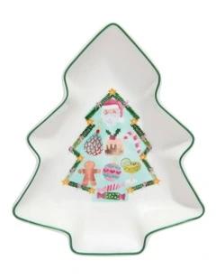 Tis The Season Tree Dish 16cm in Multi