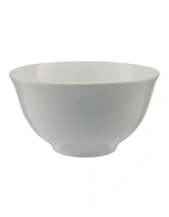 White Basics Classic Rice Bowl 10x5.5cm in White
