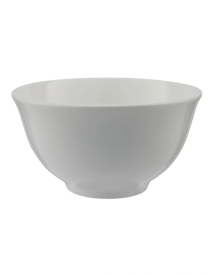 White Basics Classic Rice Bowl 10x5.5cm in White image 1