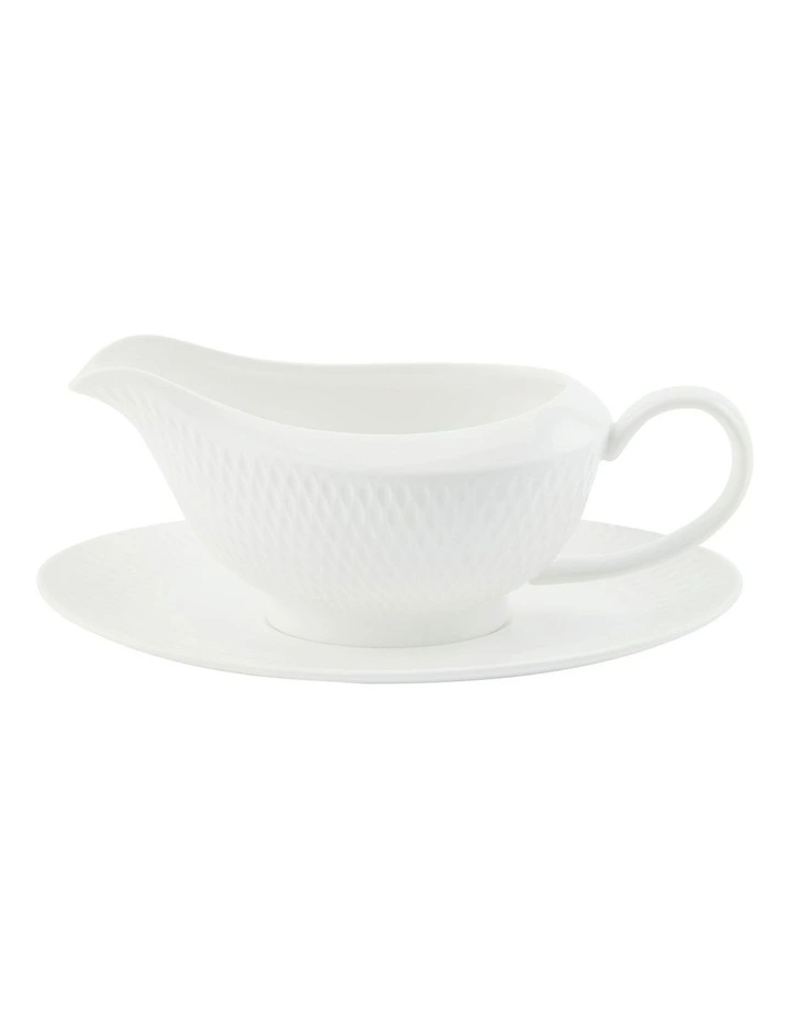 Gravy Boat And Saucer 480ml in White image 1