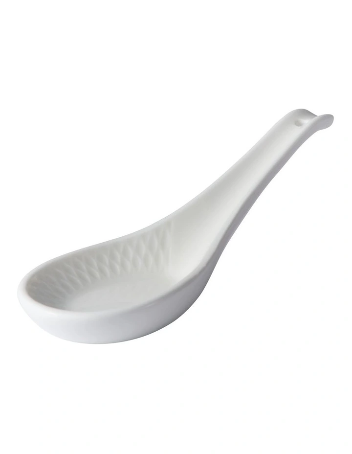 White Basics Diamonds Spoon in White image 1