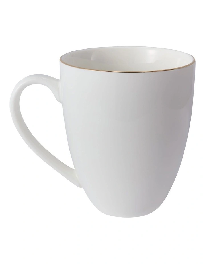 Coupe Mug 390ml in White image 2