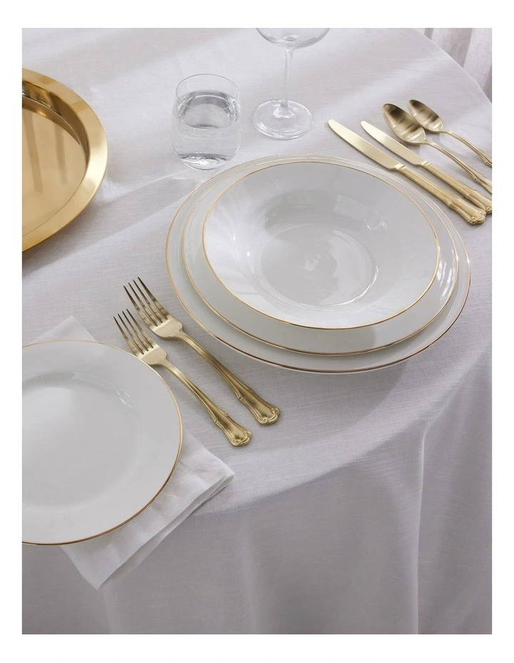 Rim Charger Plate 31cm in White image 2