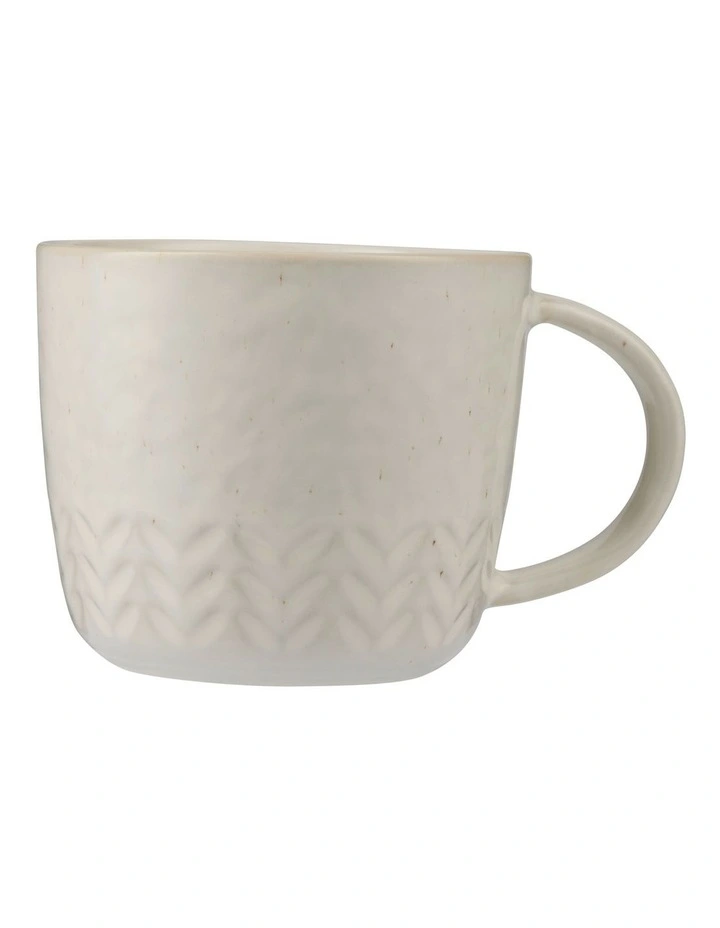 The Club Nordic Mug 410ml in White image 1