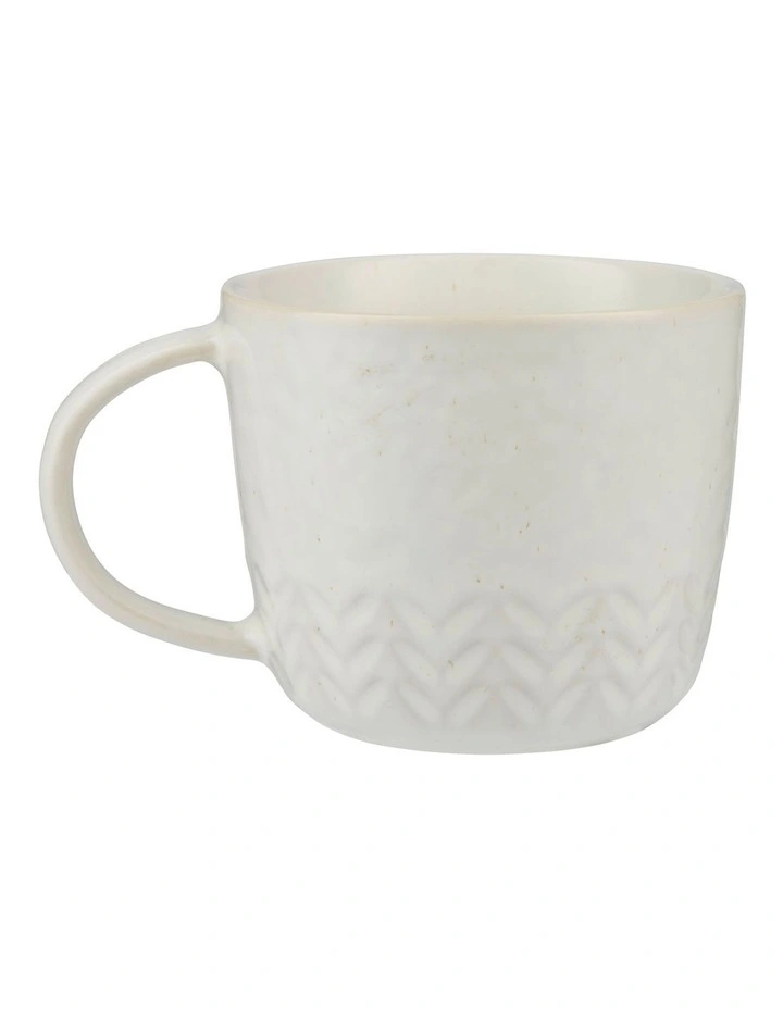 The Club Nordic Mug 410ml in White image 2