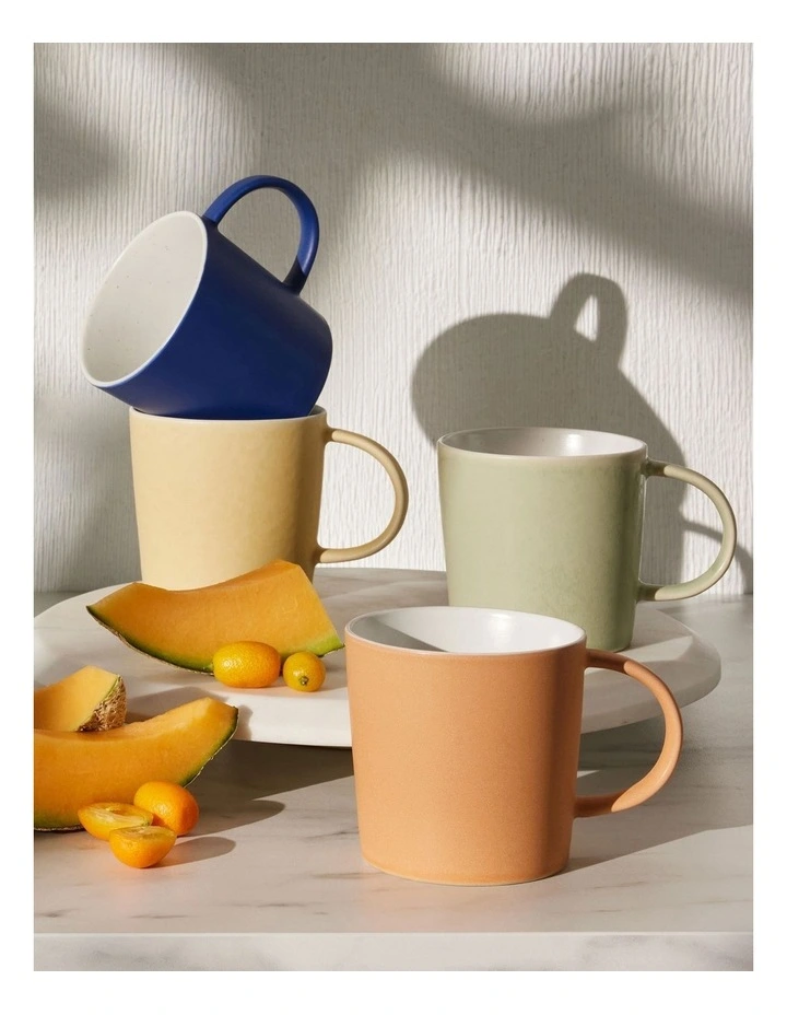 The Club Mono Mug 410ml in Green image 3