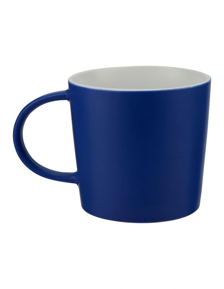 The Club Mono Mug 410ml in Blue image 2