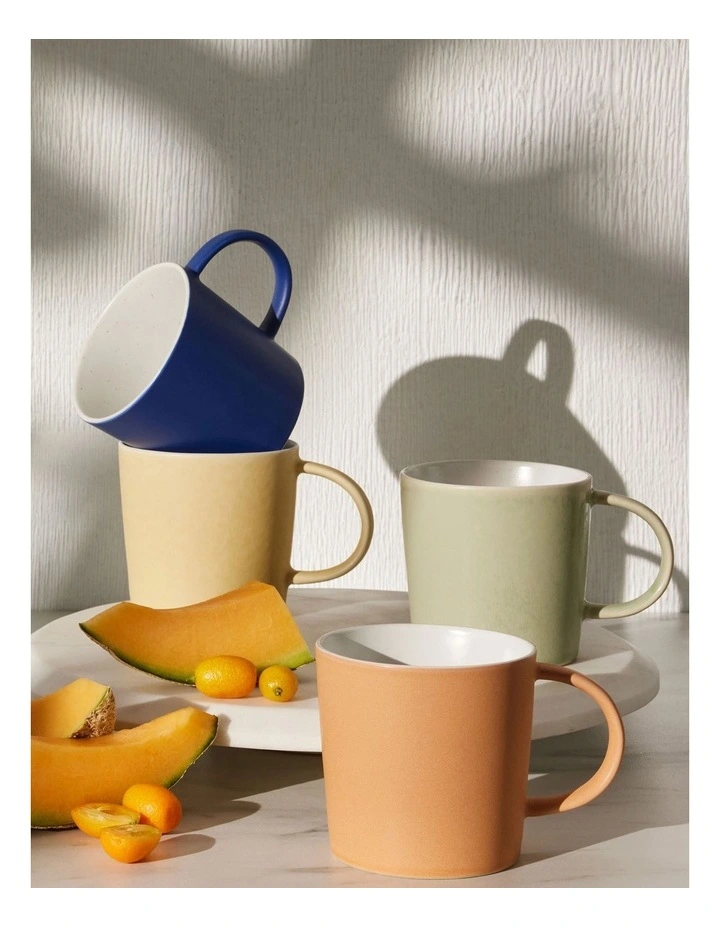 The Club Mono Mug 410ml in Sand image 3