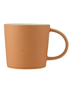 The Club Mono Mug 410ml in Cinnamon