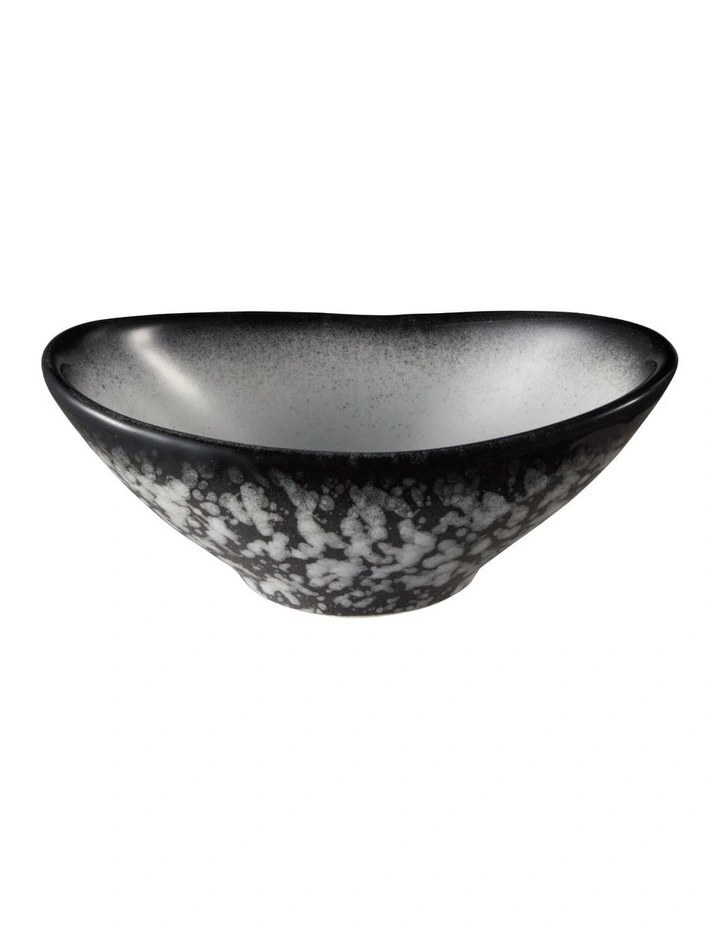 Caviar Granite Oval Sauce Bowl 11x4cm in Multi image 1
