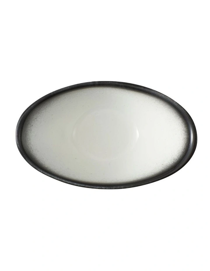 Caviar Granite Oval Sauce Bowl 11x4cm in Multi image 2
