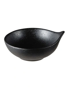 Caviar Handled Sauce Bowl 10x4.5cm in Black
