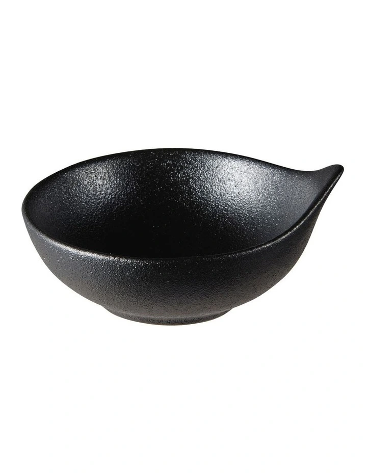 Caviar Handled Sauce Bowl 10x4.5cm in Black image 1