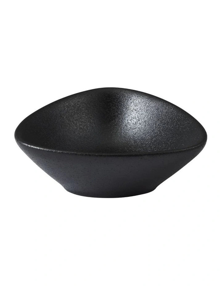 Caviar Triangle Sauce Bowl 10x3.5cm in Black image 2