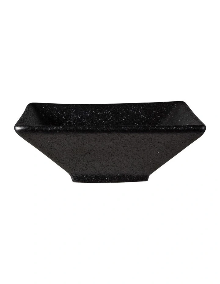 Caviar Square Sauce Bowl 8x3cm in Black image 1