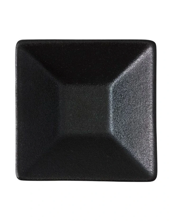 Caviar Square Sauce Bowl 8x3cm in Black image 3