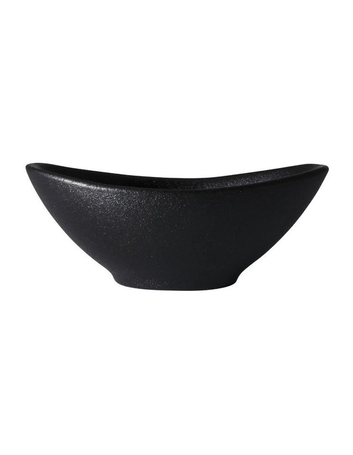 Caviar Oval Sauce Bowl 11x4cm in Black image 1