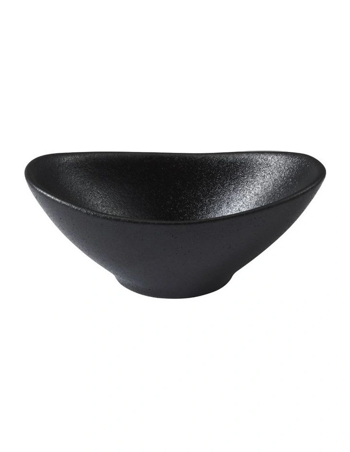 Caviar Oval Sauce Bowl 11x4cm in Black image 2