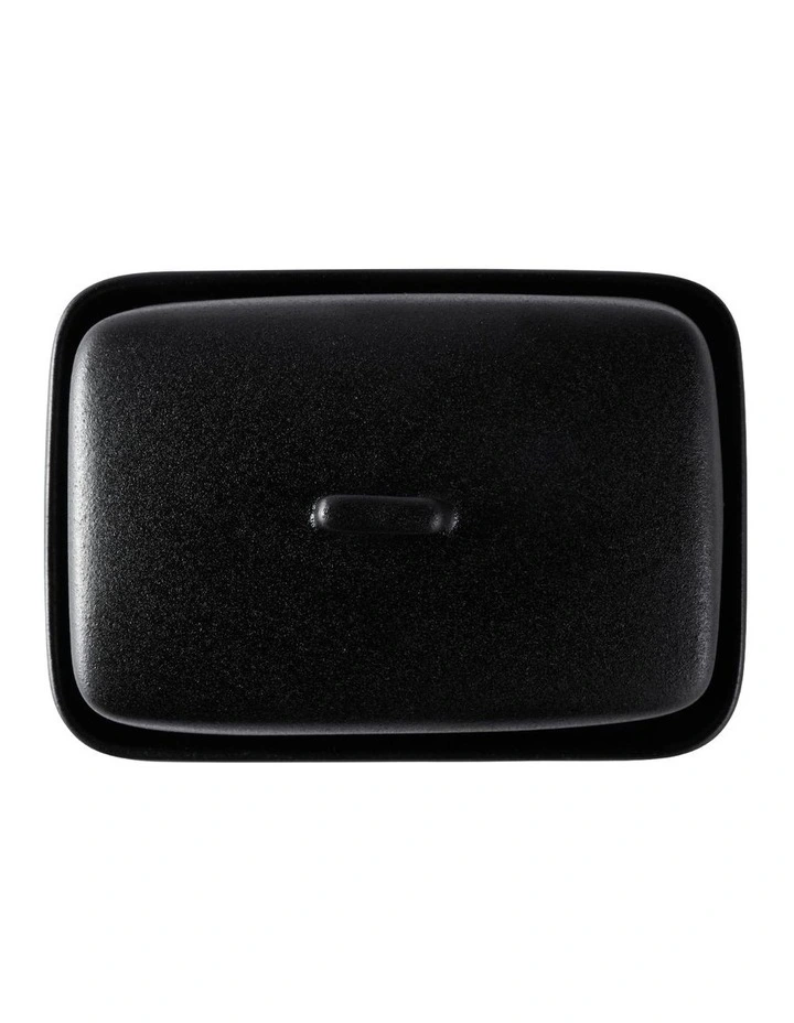 Caviar Butter Dish Gift Boxed in Black image 3