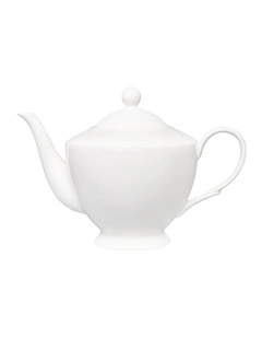 Basics Classic Teapot With Infuser 1L in White