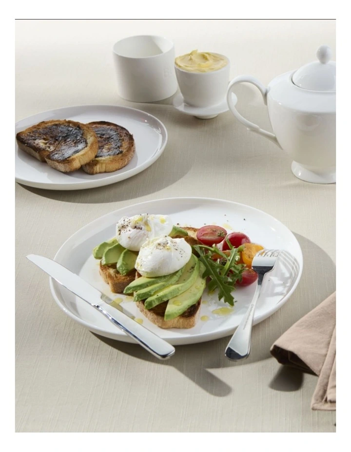 Basics High Rim Plate 20.5cm in White image 3