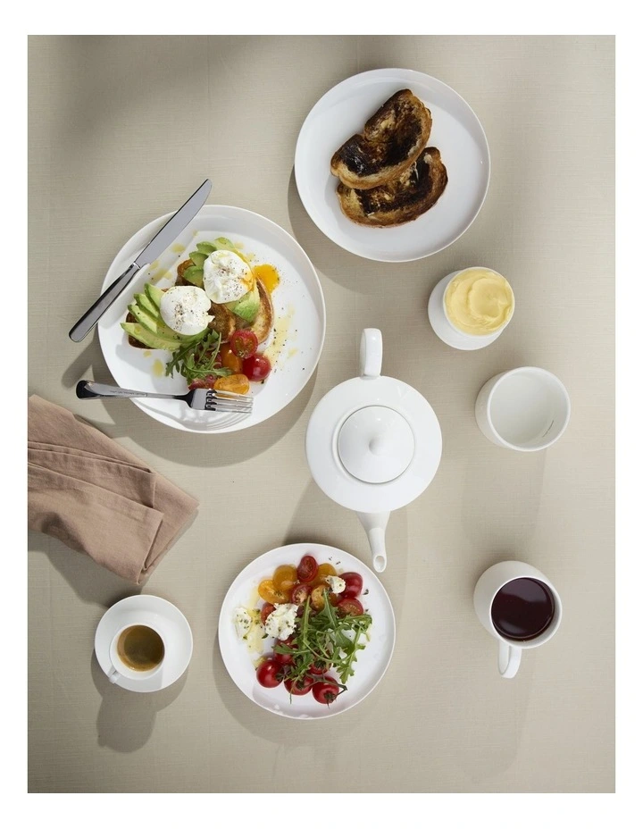 Basics High Rim Plate 23cm in White image 3