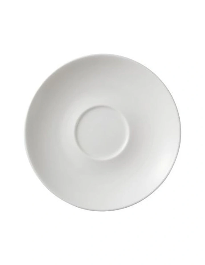 Cashmere Footed Cup And Saucer 200ml in White image 3