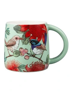 Eloise Short Native Grace Superb Fairy Wren Mug 350ml in Multi