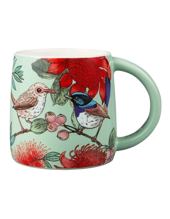 Eloise Short Native Grace Superb Fairy Wren Mug 350ml in Multi image 1