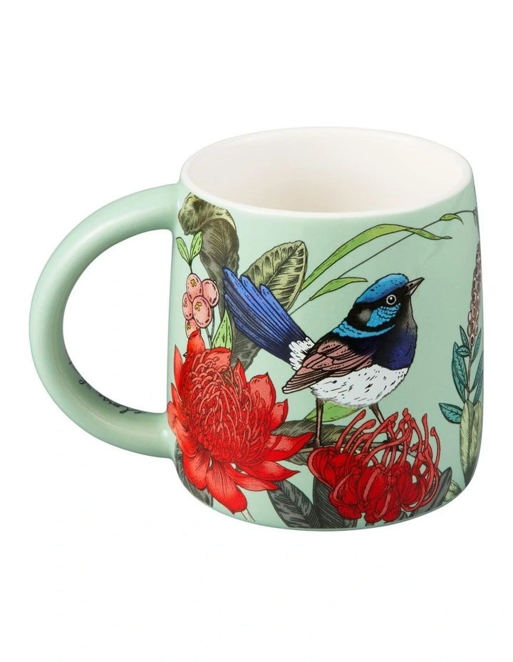 Eloise Short Native Grace Superb Fairy Wren Mug 350ml in Multi image 2