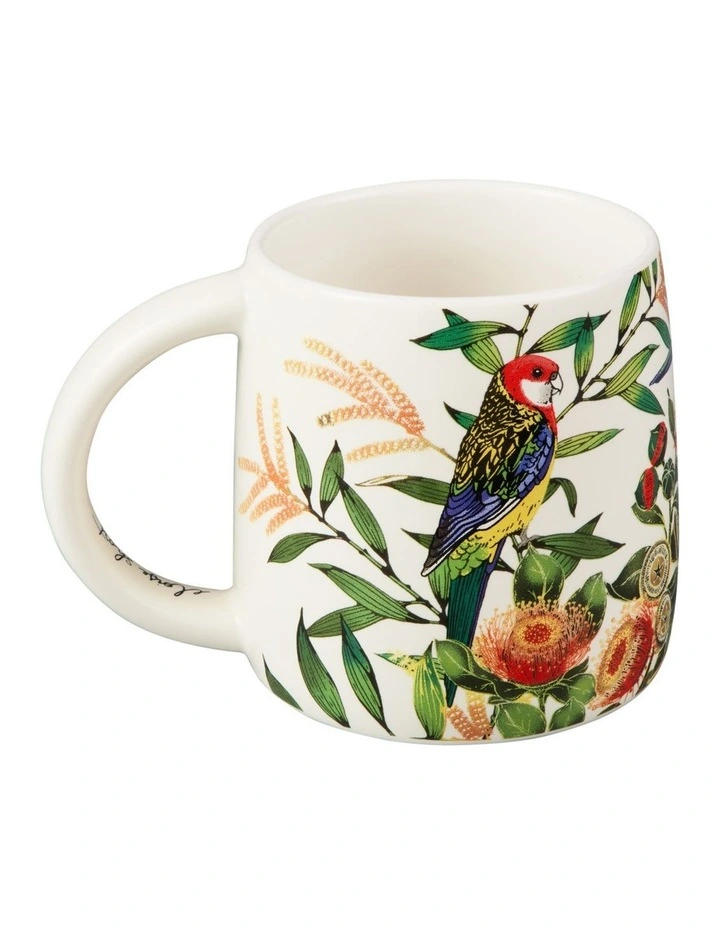 Eloise Short Native Grace Eastern Rosella Mug 350ml in Multi image 2