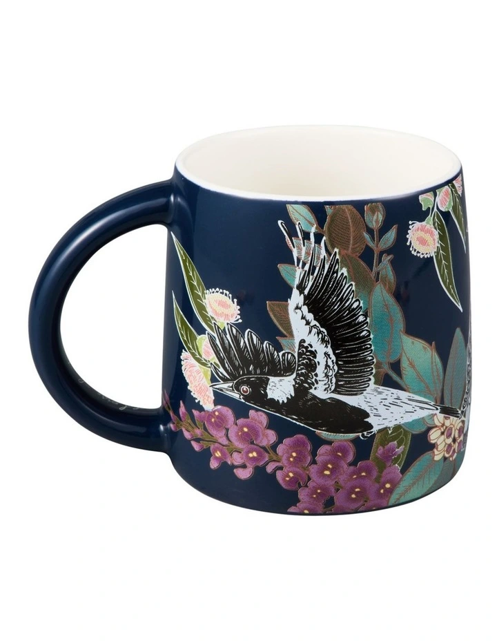 Eloise Short Native Grace Magpie Mug 350ml in Multi image 2